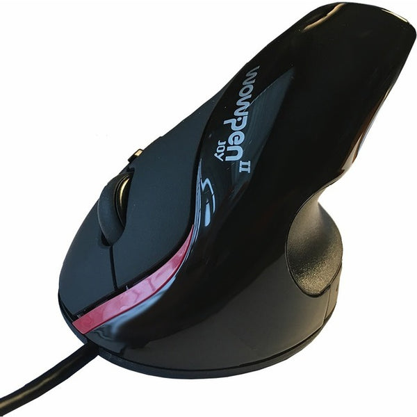 WOW PEN JOY II WIRED VERTICAL ERGONOMIC OPTICAL MOUSE BLACK