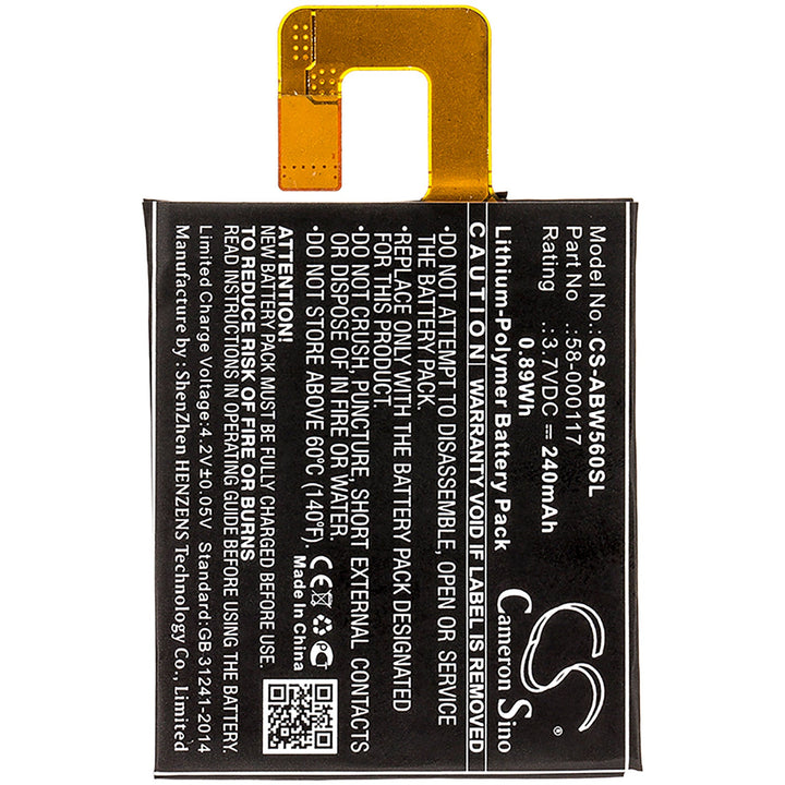 Battery for CS-ABW560SL-3