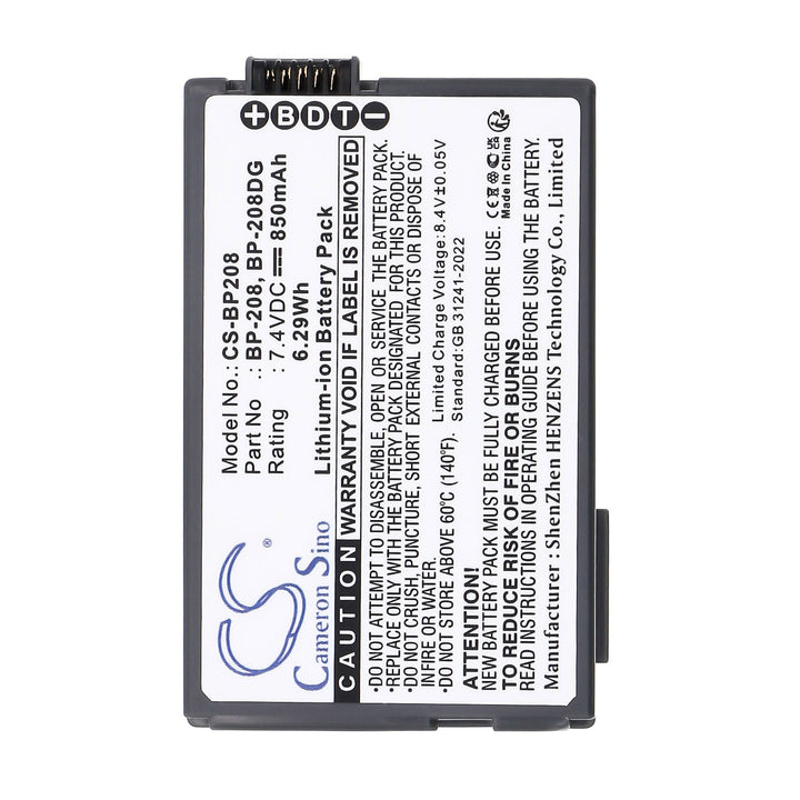 Battery for CS-BP208-5