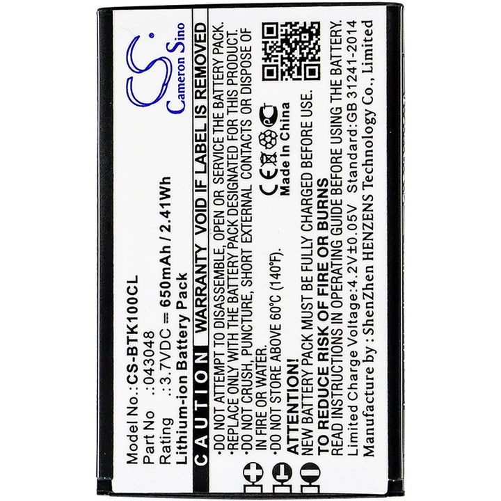 Battery for CS-BTK100CL-3