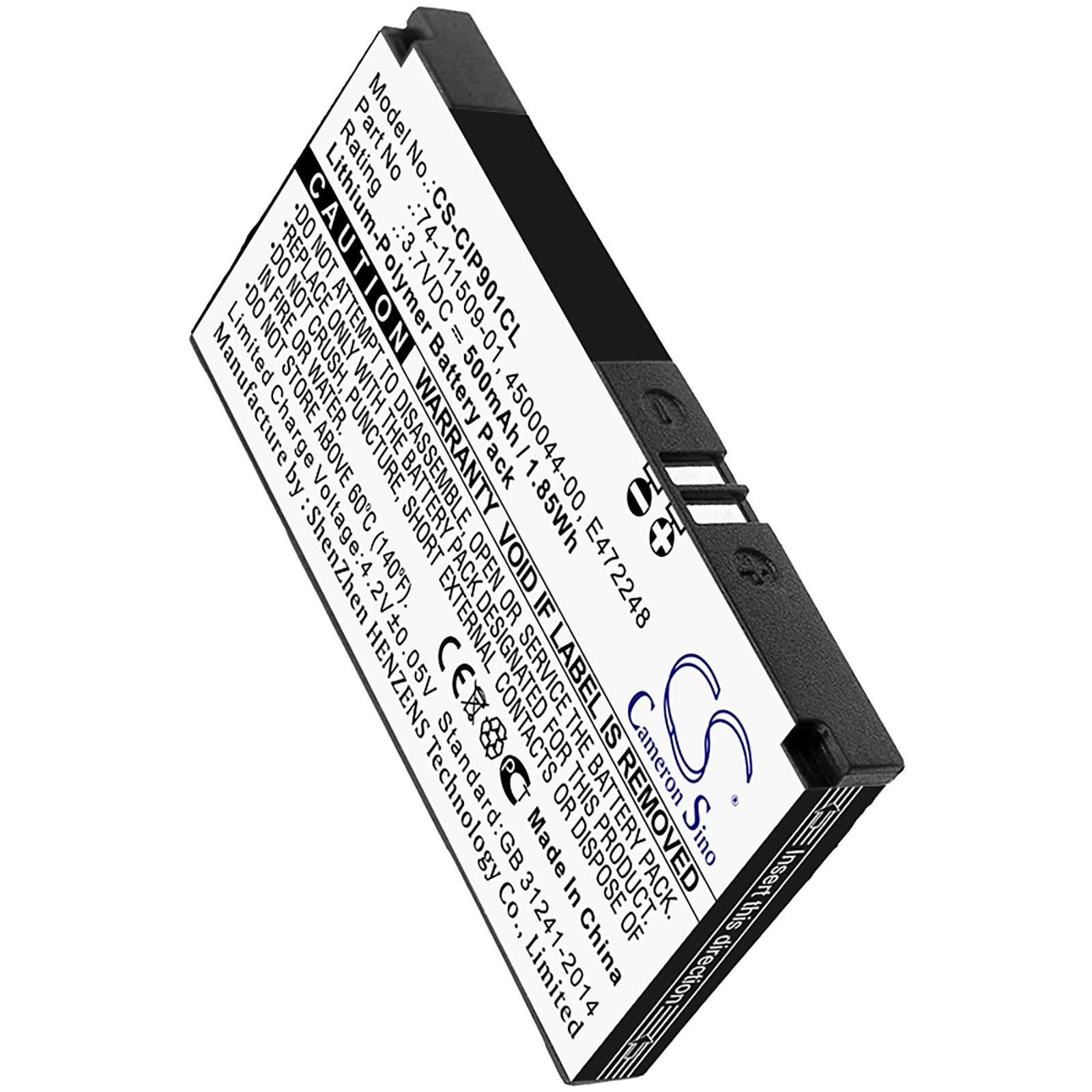 Battery for Cisco 4500044-00, CS-CIP901CL 500mAh Li-Polymer – ElektroEdge