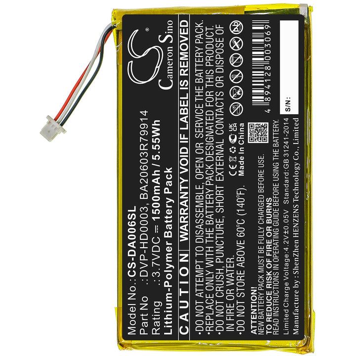 Battery for CS-DA006SL-3