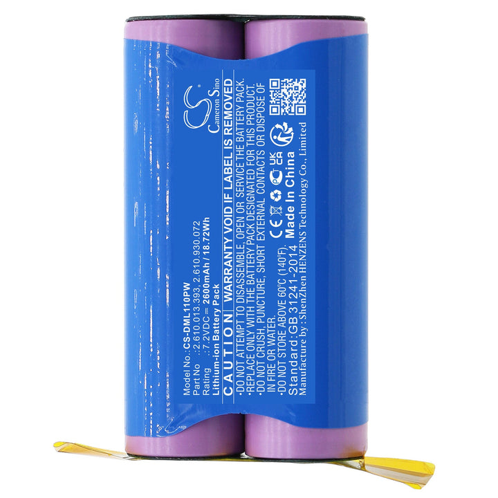 Battery for CS-DML110PW-3