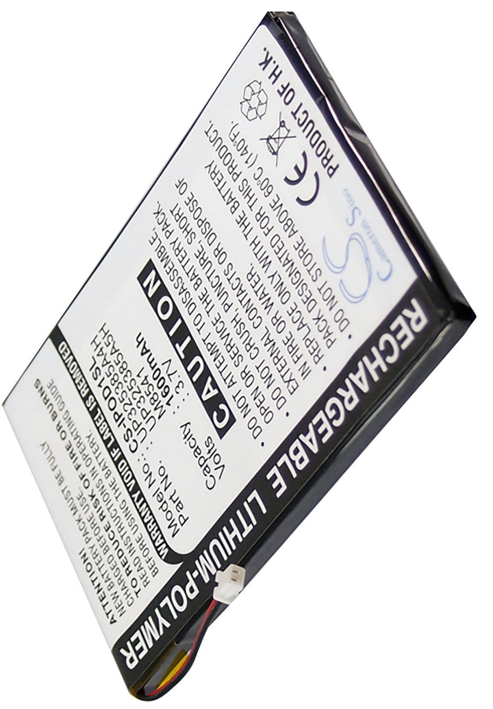 Battery for CS-IPOD1SL-2