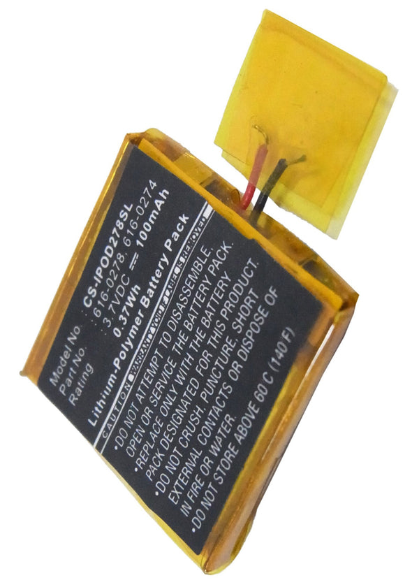 Battery for CS-IPOD278SL