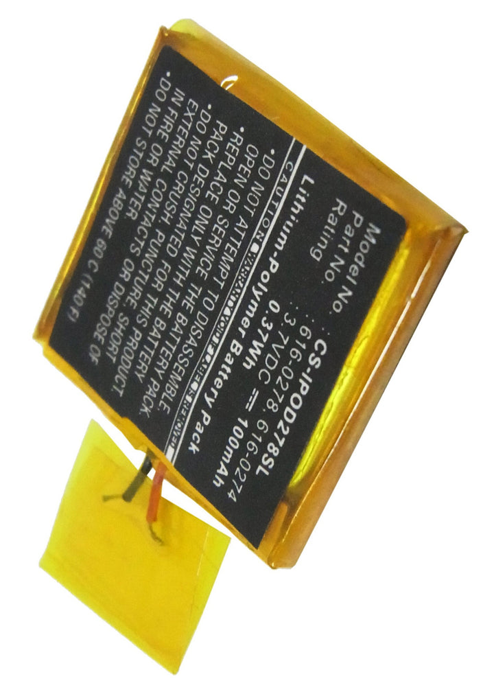 Battery for CS-IPOD278SL-2