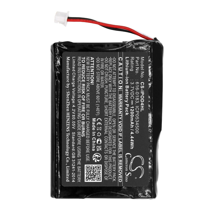 Battery for CS-IPOD4HL-3
