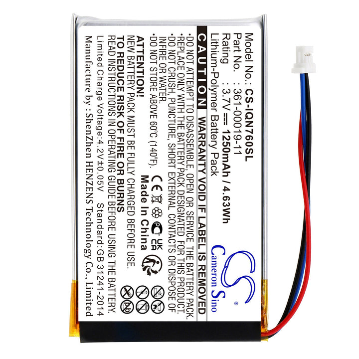 Battery for CS-IQN760SL-3
