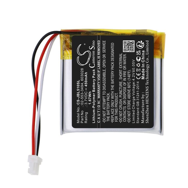 Battery for CS-JBL510SL-3