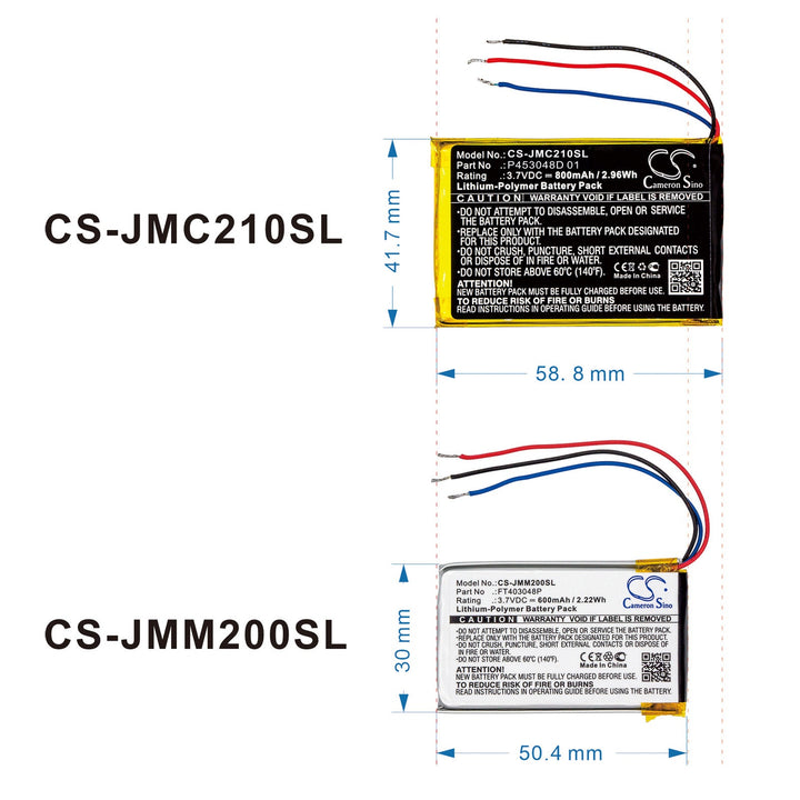 Battery for CS-JMM200SL-6