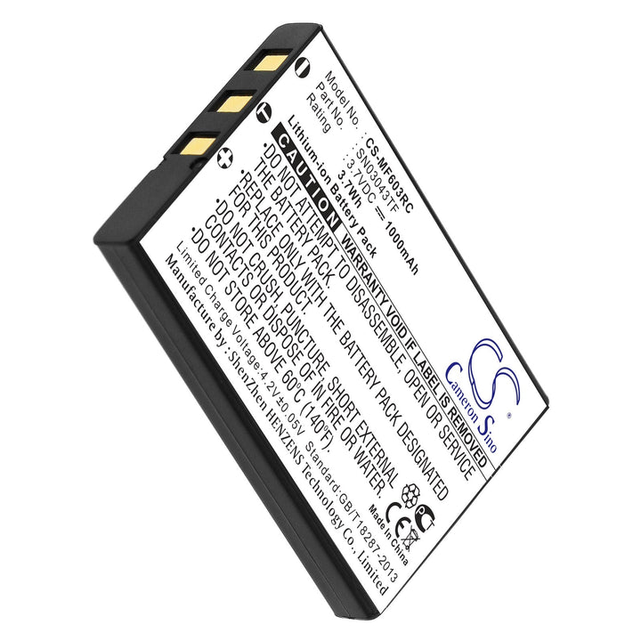 Battery for CS-MF603RC