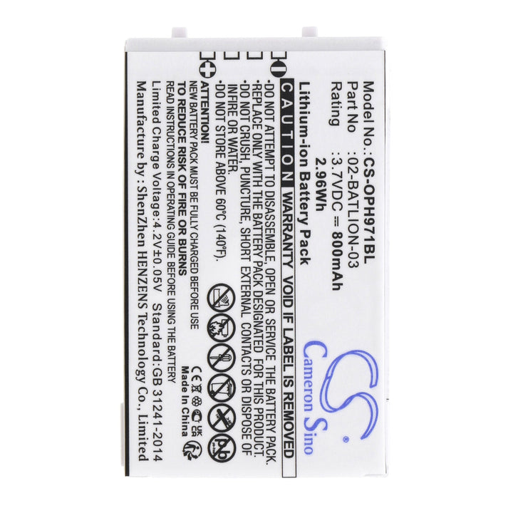 Battery for CS-OPH971BL-3