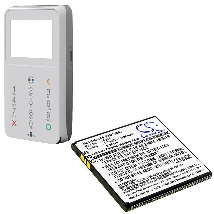 Battery for CS-PAD200BL-4