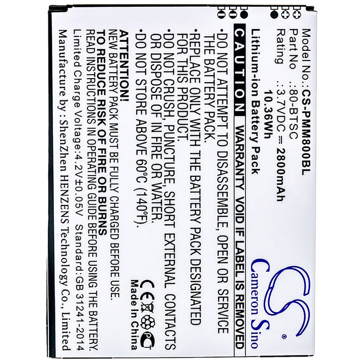 Battery for CS-PMM800BL-3