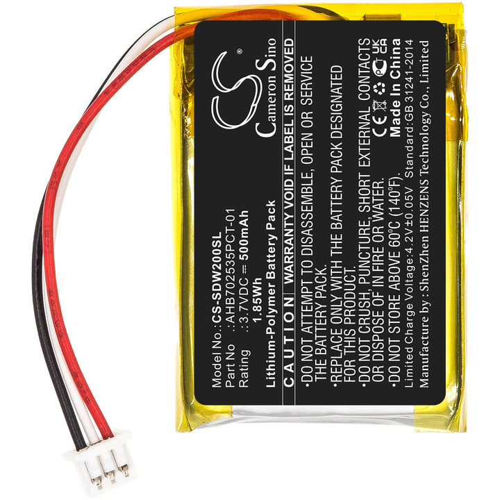 Battery for CS-SDW200SL-3