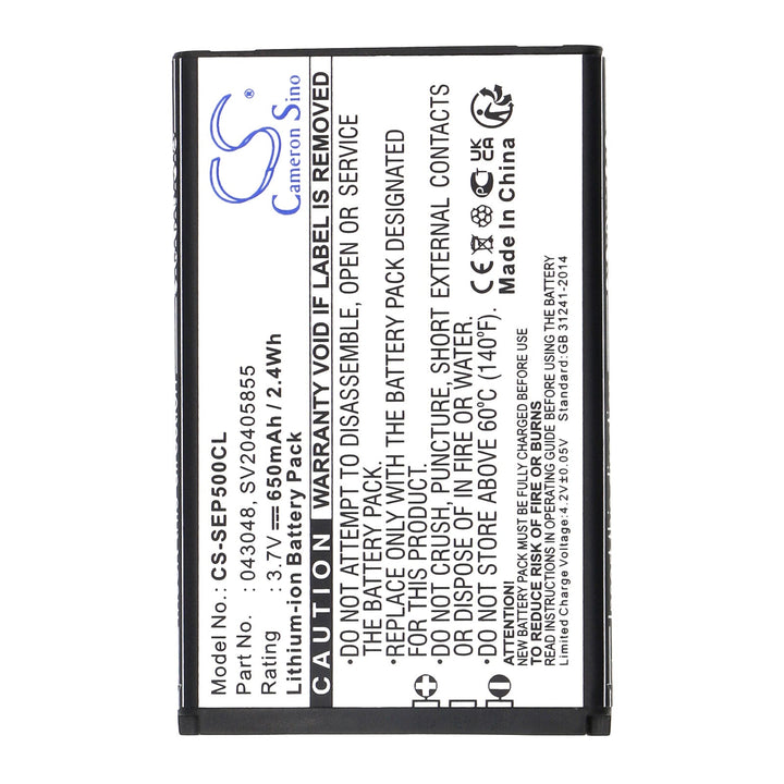 Battery for CS-SEP500CL-3