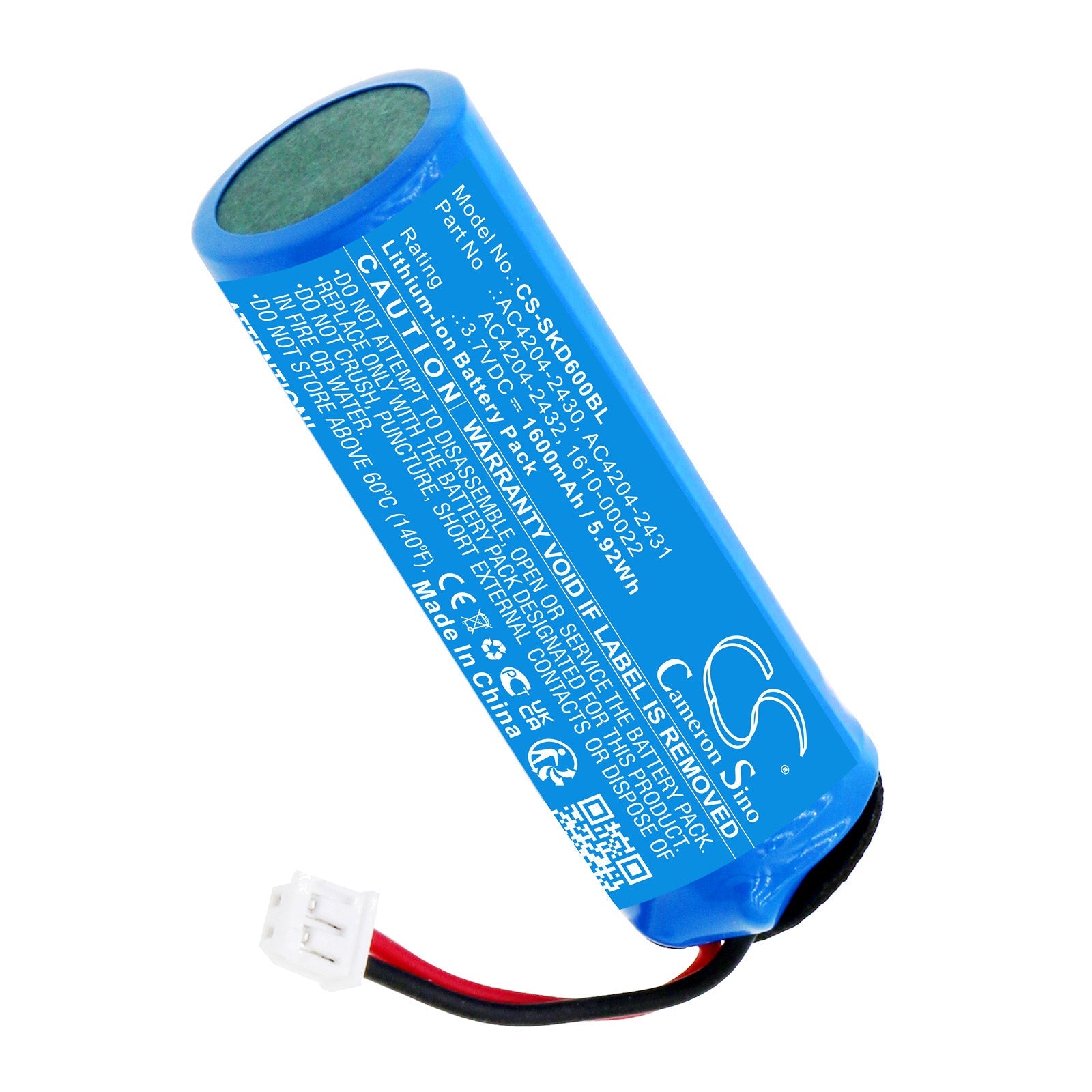 Socket Battery 4 Battery for Socket Mobile AC4204-2430, CS-SKD600BL 1600mAh – ElektroEdge