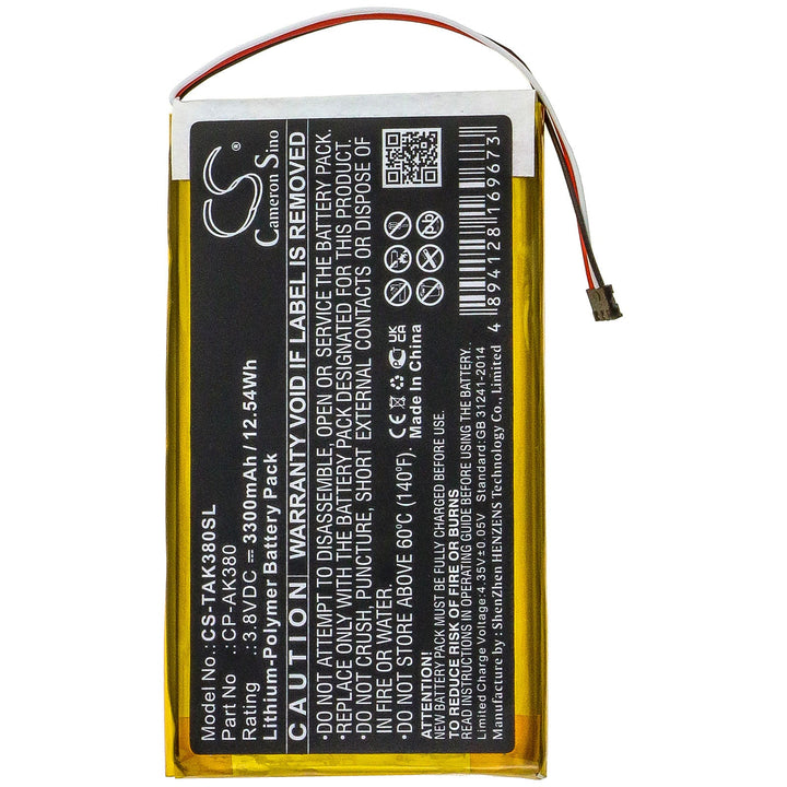 Battery for CS-TAK380SL-3