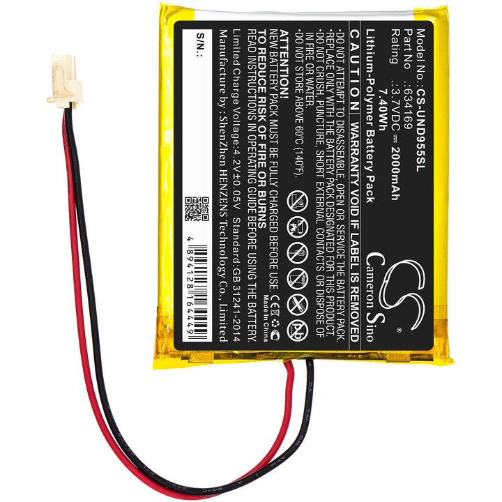 Battery for CS-UND955SL-3