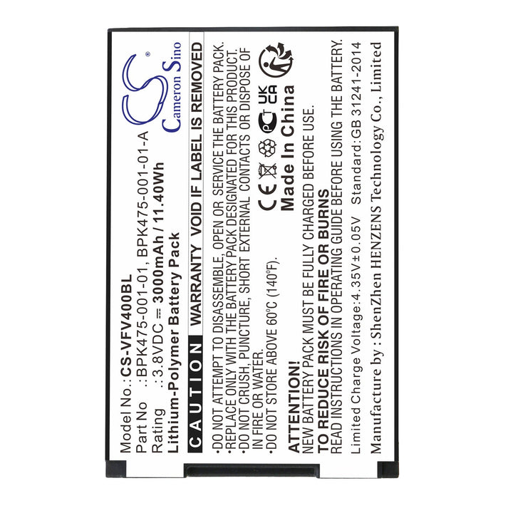 Battery for CS-VFV400BL-5