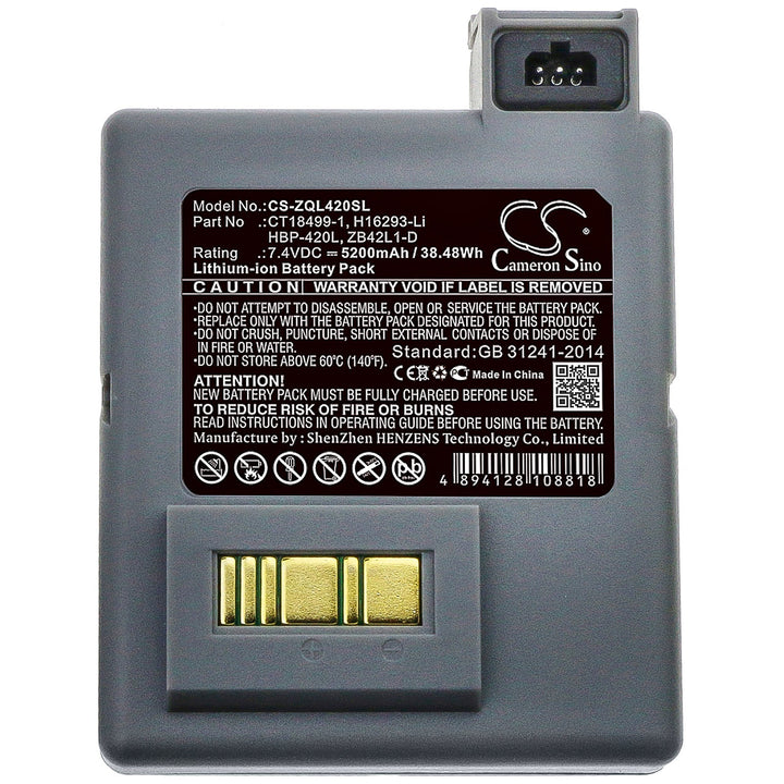 Battery for CS-ZQL420SL-3