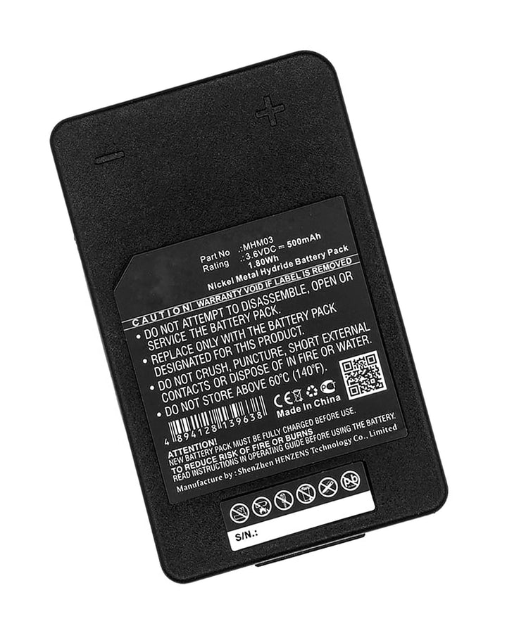 Autec MHM03 Battery 500mAh-3