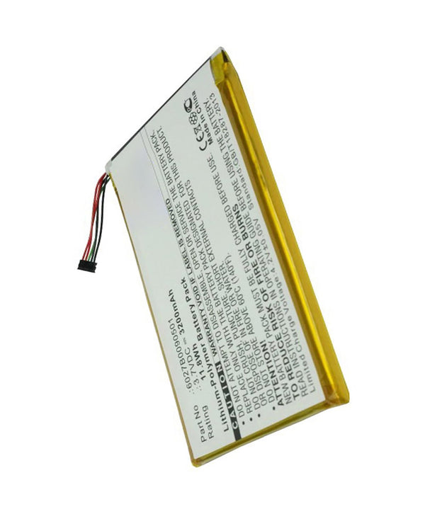 Barnes & Noble Nook Tablet Battery 3200mAh