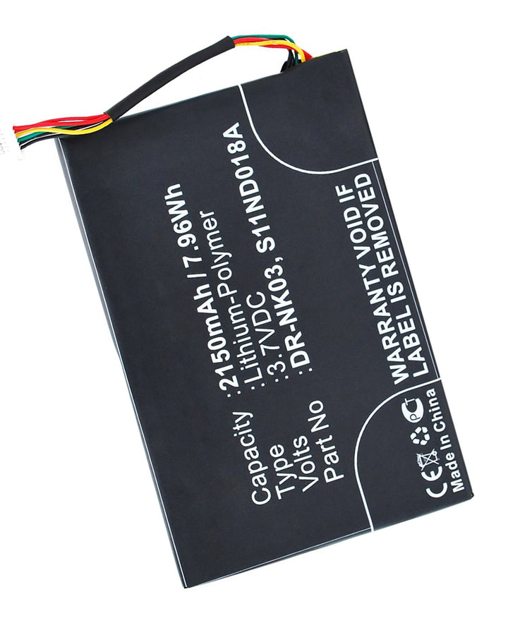 Barnes & Noble Nook Simple Touch Battery 2150mAh-3