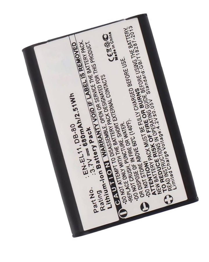 Nikon Coolpix S550 Battery 680mAh-3