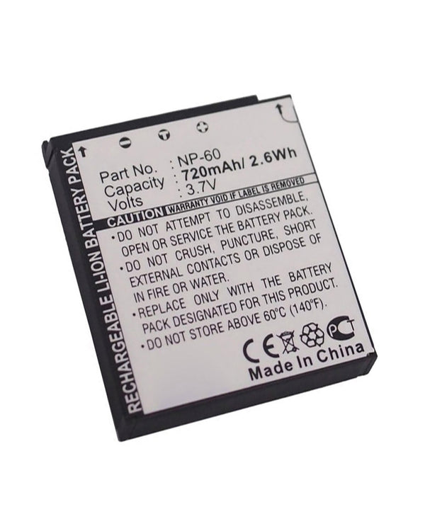 Casio Exilim Zoom EX-S10 Battery 720mAh