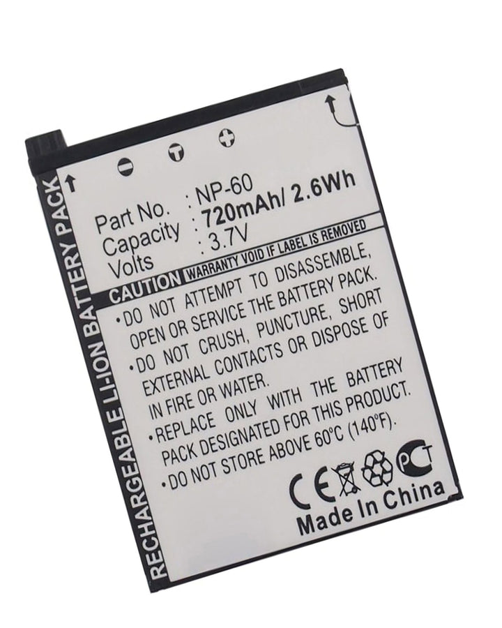 Casio NP-60 Battery 720mAh-3