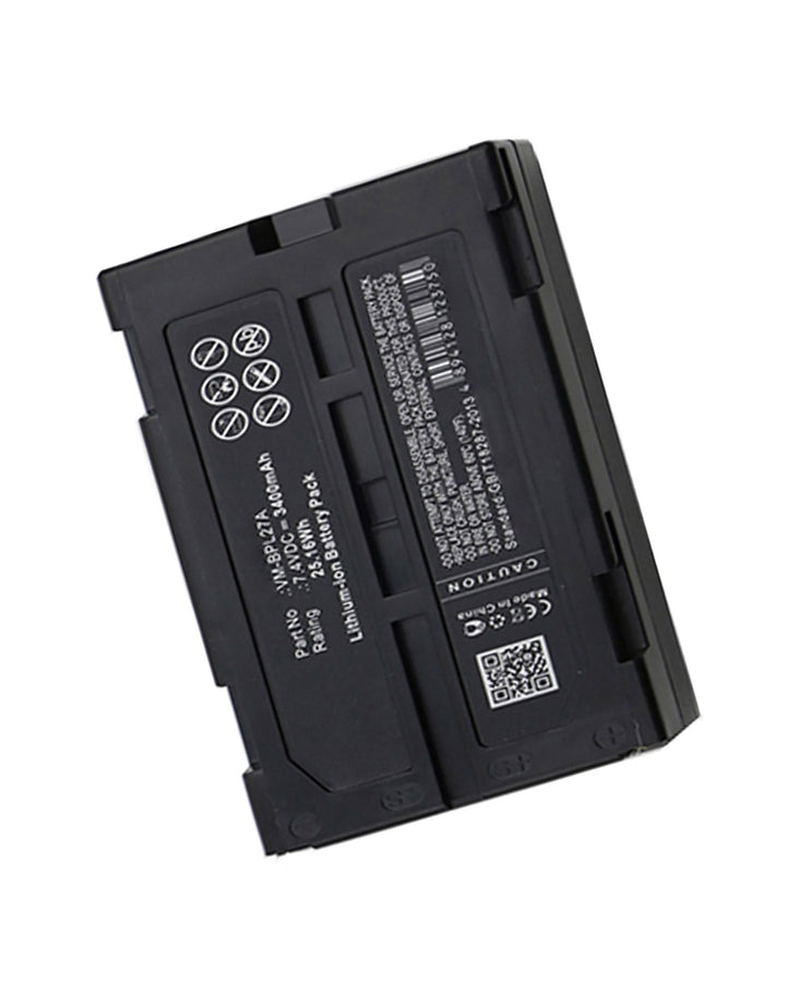 Hitachi VM-H650A Battery 3400mAh-3