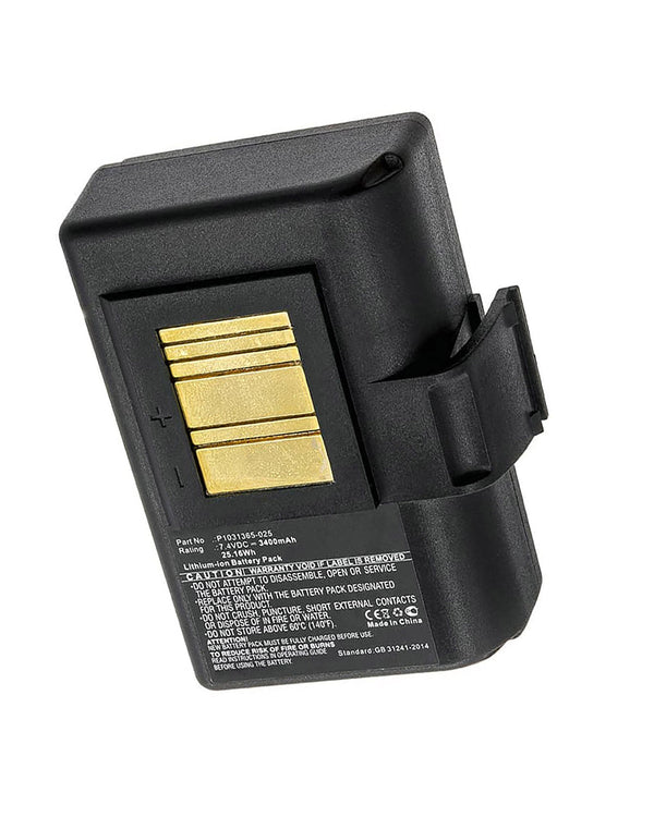 Zebra P1051378 Battery 3400mAh