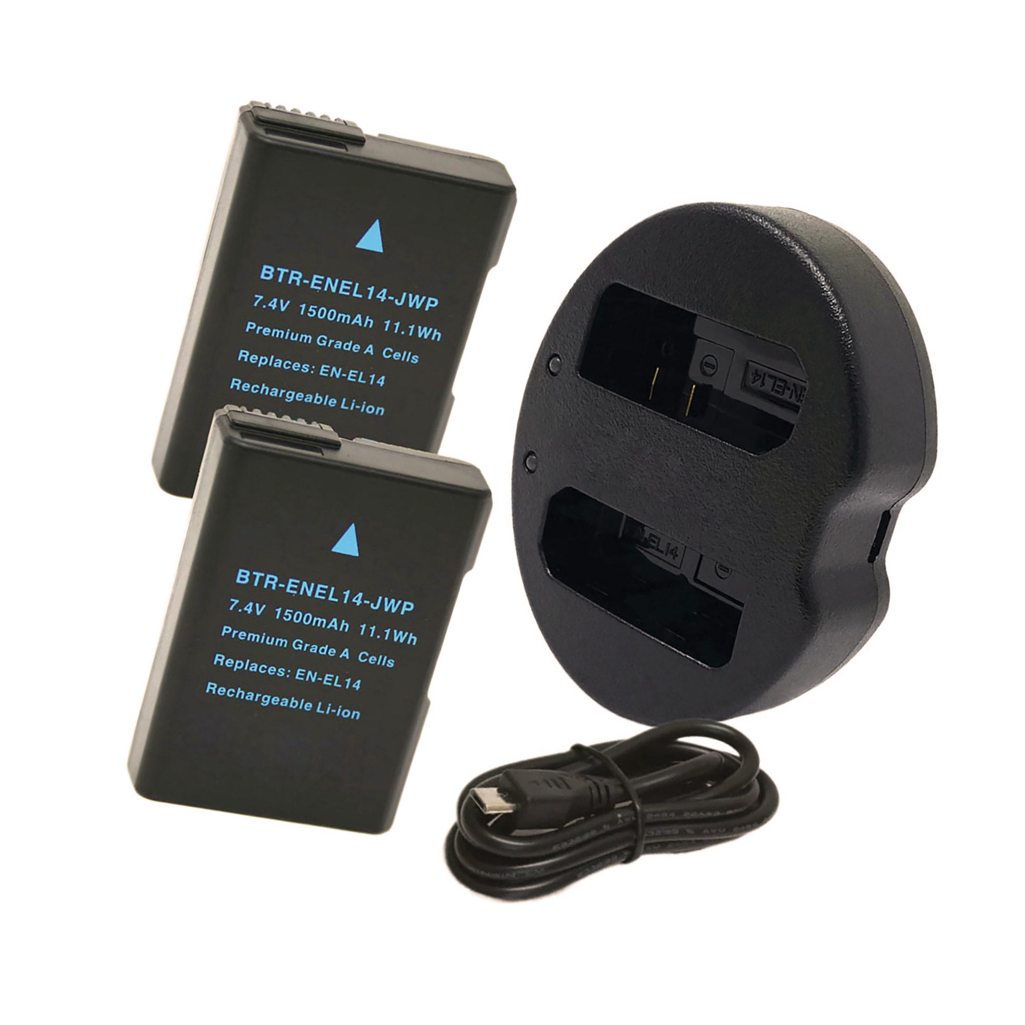 Nikon Df Battery (2-Pack, 1500mAh) Dual Charger FREE Shipping – ElektroEdge