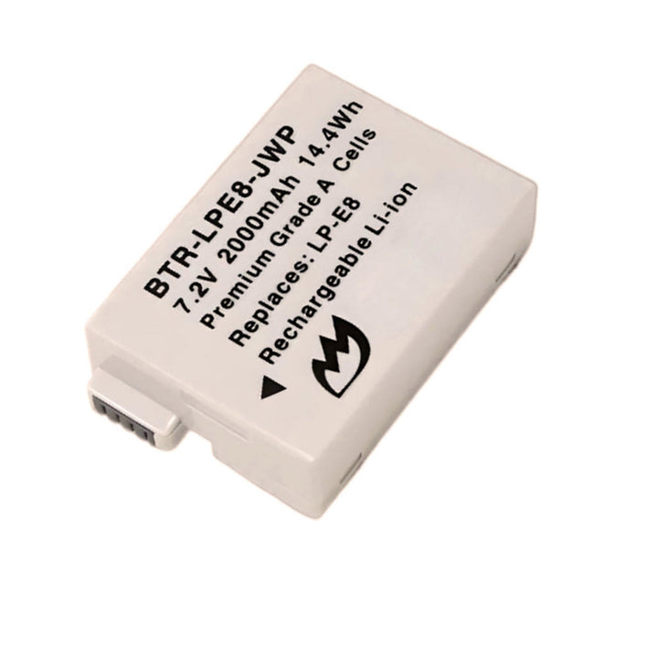 Canon EOS Rebel T2i (2-Pack) Battery 2000mAh & Dual Charger-3
