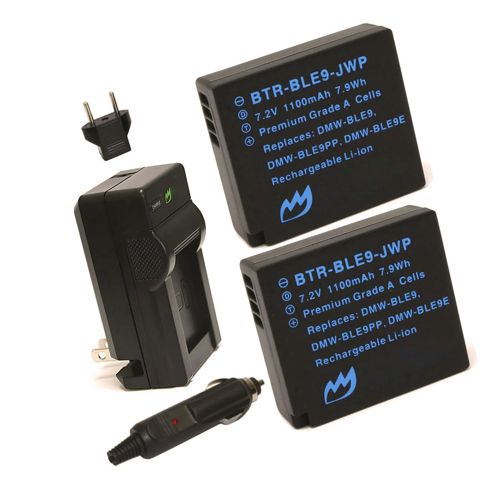 Leica D-Lux Type 109 Battery (2-Pack, 1100mAh) & Charger – ElektroEdge