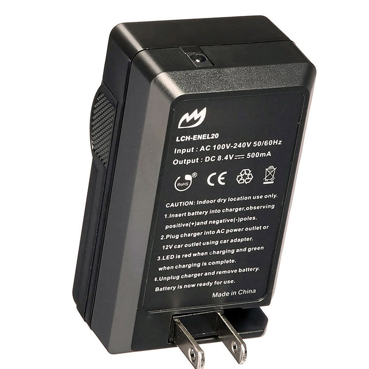 Nikon 1 J1 (2-Pack) Battery 1200mAh & Charger-3