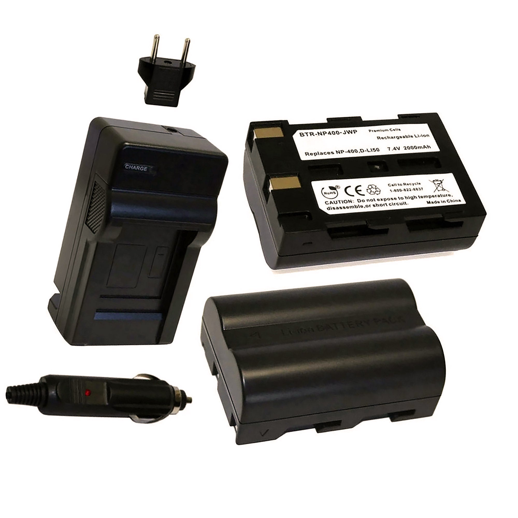 Sigma SD1 Battery (2-Pack, 2000mAh) Charger FREE Shipping – ElektroEdge