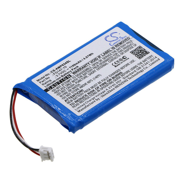 Replacement for MIO-RBP Battery 1100mAh