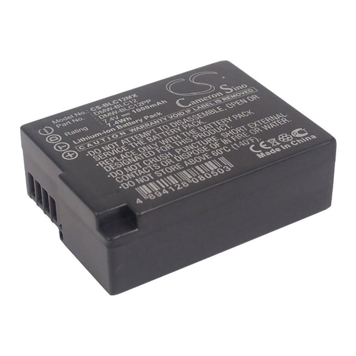 Replacement for DMW-BLC12PP Battery 1000mAh-4