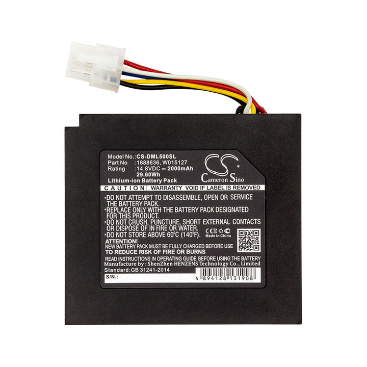 Replacement for 634169A Battery 2000mAh-3