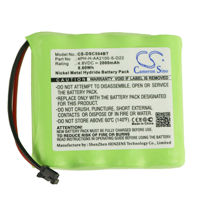 Replacement for WTK5504 Wireless Keypad Battery 2000mAh-3