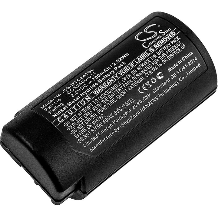 Replacement for CDX2400-011 Battery 700mAh-3