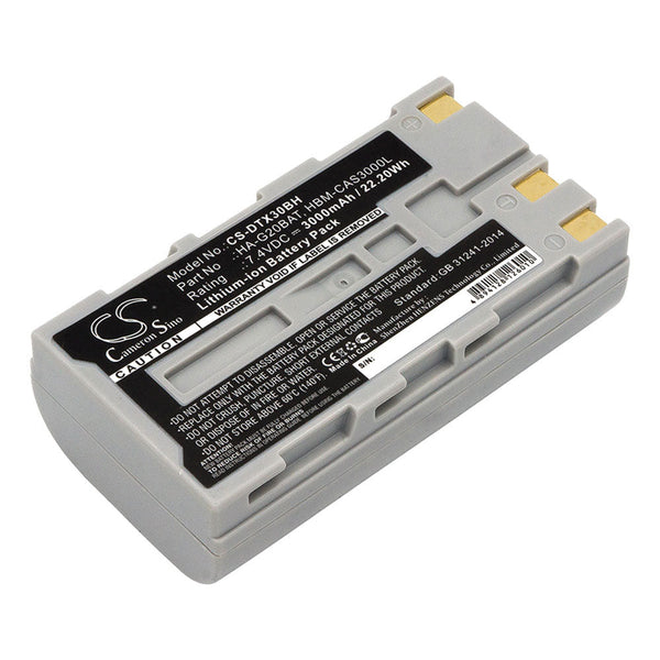 Replacement for HA-G20BAT Battery 3000mAh