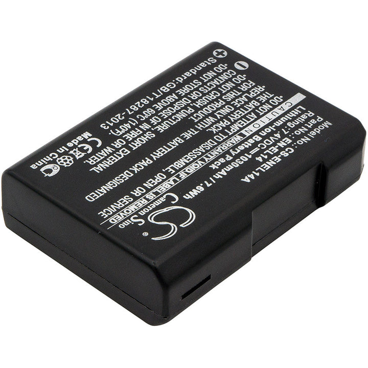 Replacement for EN-EL14 Battery 1030mAh-4