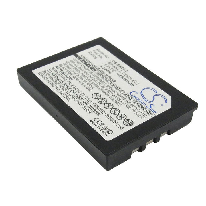 Replacement for Coolpix 2500 Battery 1050mAh-3