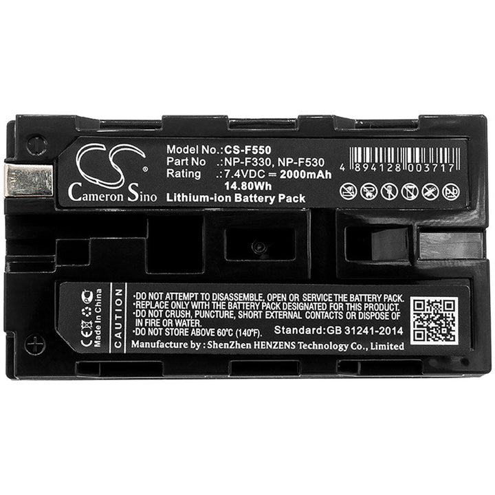 Replacement for NP-F330 Battery 2000mAh-3