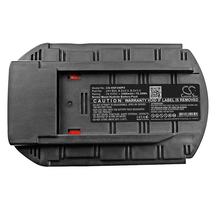 Replacement for 24V B24 Battery 3300mAh-3