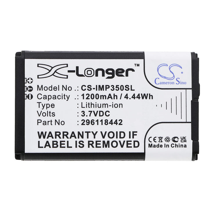 Replacement for 296118442 Battery 1200mAh-3