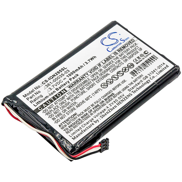 Replacement for Nuvi 2555LMT Battery 1000mAh